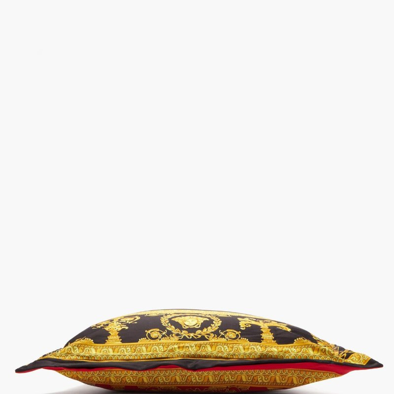 💎Han's house精品服飾💎VERSACE 凡賽斯 LOGO 女王頭 雙面色 枕頭 抱枕 德國製造-3