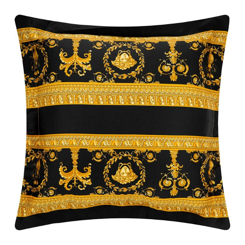 💎Han's house精品服飾💎VERSACE 凡賽斯 LOGO 女王頭 雙面色 枕頭 抱枕 德國製造-6
