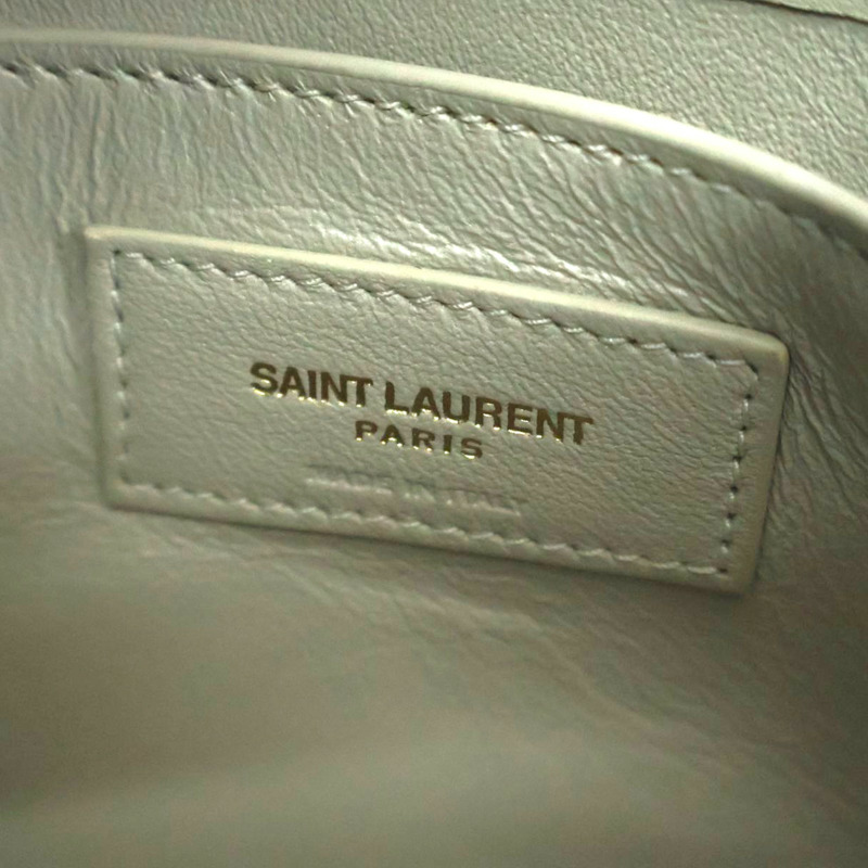 米白色 牛皮 Nano Manhattan 兩用包【SAINT LAURENT YSL 聖羅蘭 】 593741-3