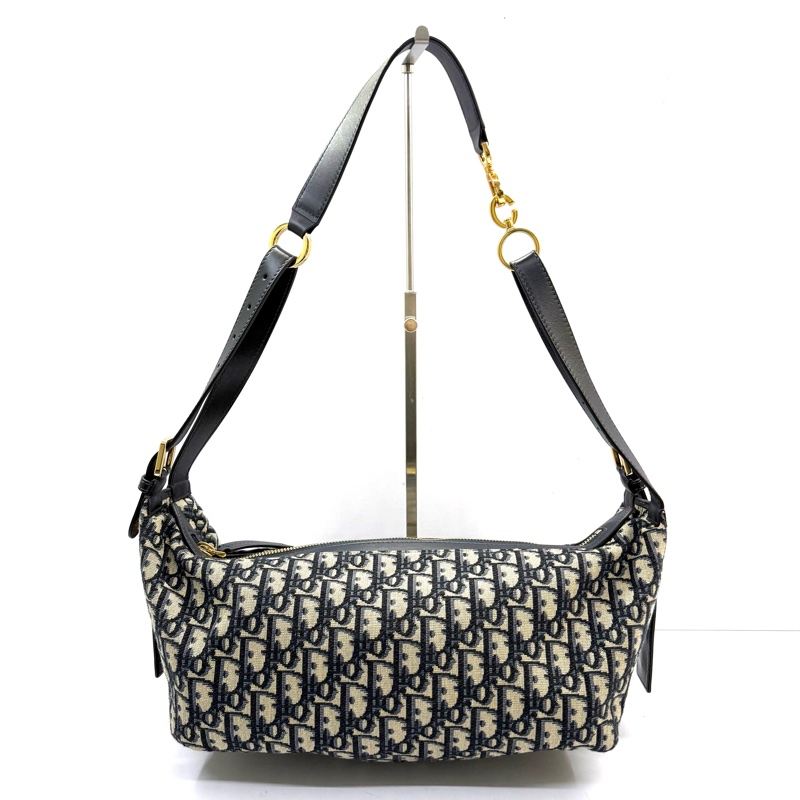 DIOR 迪奧 老花OBLIQUE D-JOURNEY CANVAS HOBO肩背包 斜背包-0