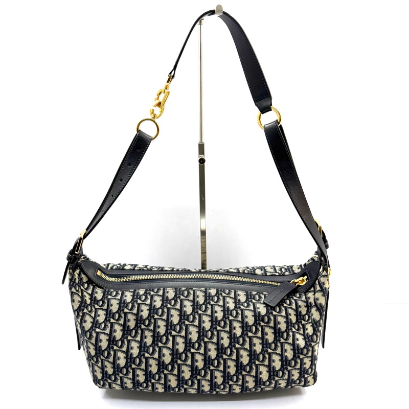 DIOR 迪奧 老花OBLIQUE D-JOURNEY CANVAS HOBO肩背包 斜背包-1
