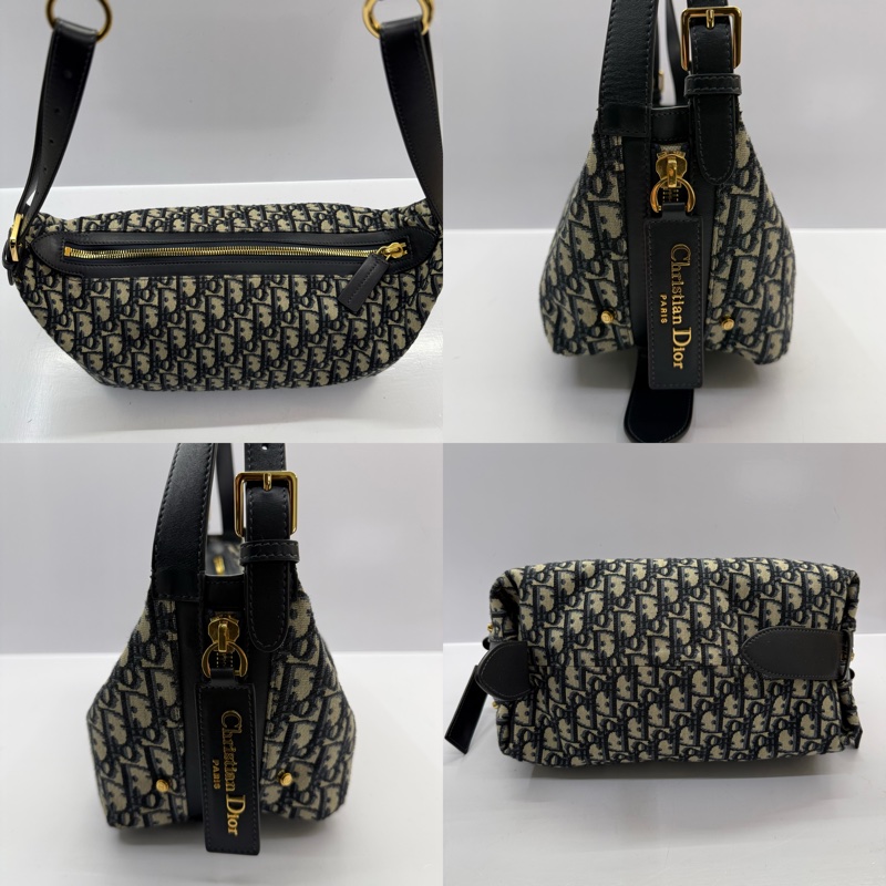 DIOR 迪奧 老花OBLIQUE D-JOURNEY CANVAS HOBO肩背包 斜背包-2