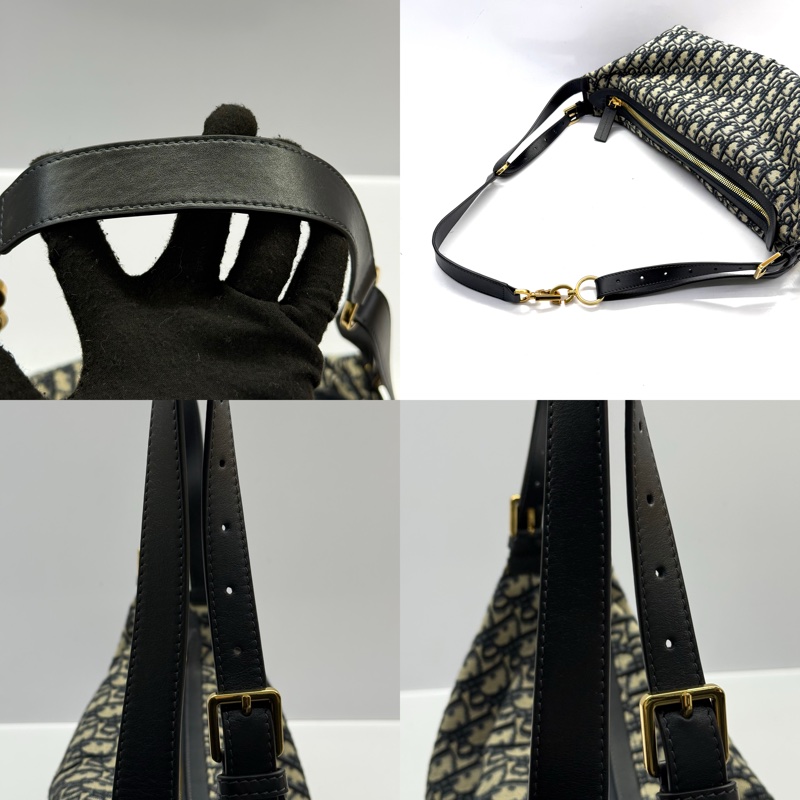 DIOR 迪奧 老花OBLIQUE D-JOURNEY CANVAS HOBO肩背包 斜背包-5