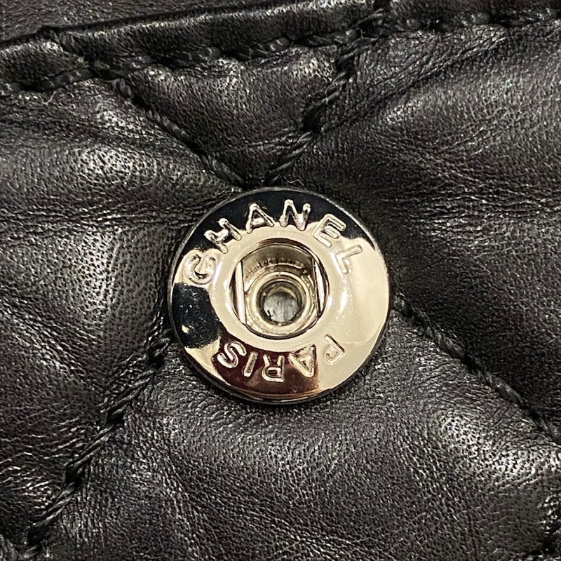 CHANEL 香奈兒 2.55 側背包 復古小牛皮 黑色 銀釦-13