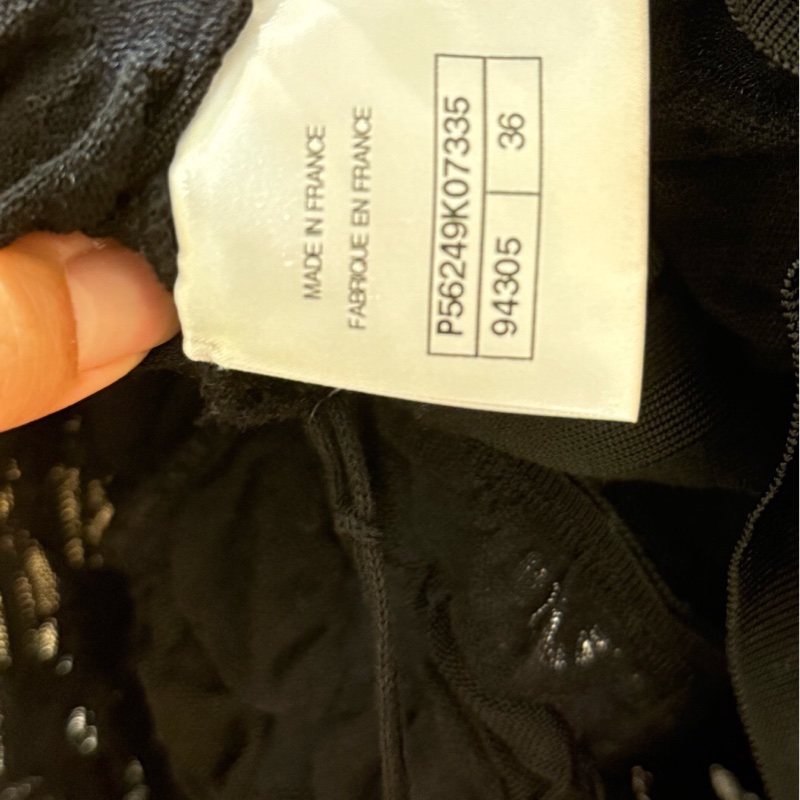 Chanel 香奈兒 黑色短袖紗泡泡袖連衣裙 36碼 🧡-5