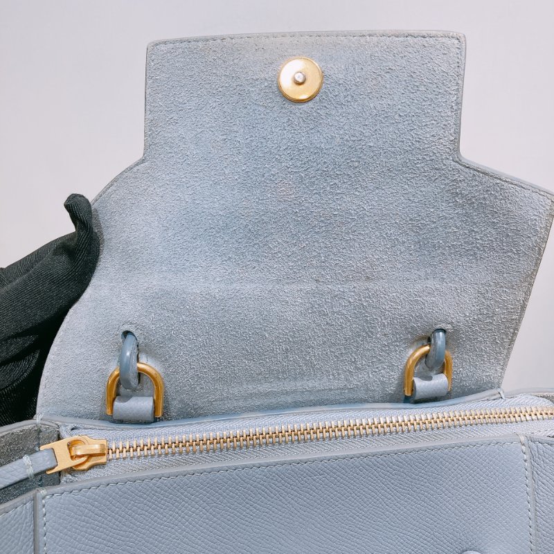 TW4838	Celine 思琳小迷你鯰魚翻蓋式包包 Nano Belt Bag Blue-28