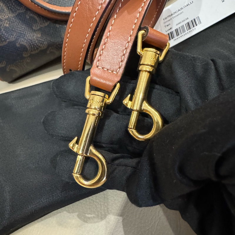 Celine 思琳 Boston老花波士頓包/手提斜背包/棕色/小號/95新美品-8
