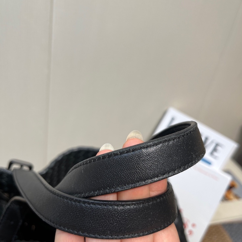 BV 葆蝶家 Bottega Veneta  黑色 羊皮 全皮編織 40*28 *30cm 附件 塵袋🧡-14