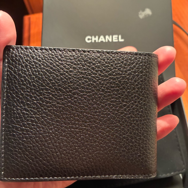 全新CHANEL 黑色短夾 極稀少 男女皆可-2