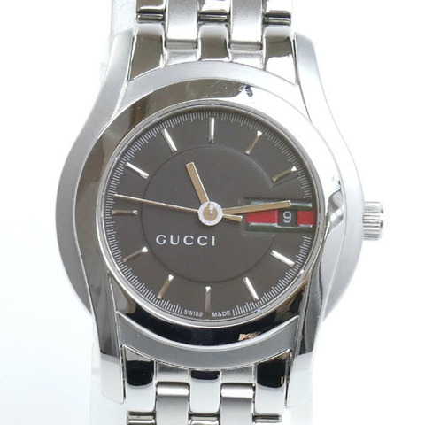 GUCCI Gucci 手錶，電池驅動，5500L，女士款。