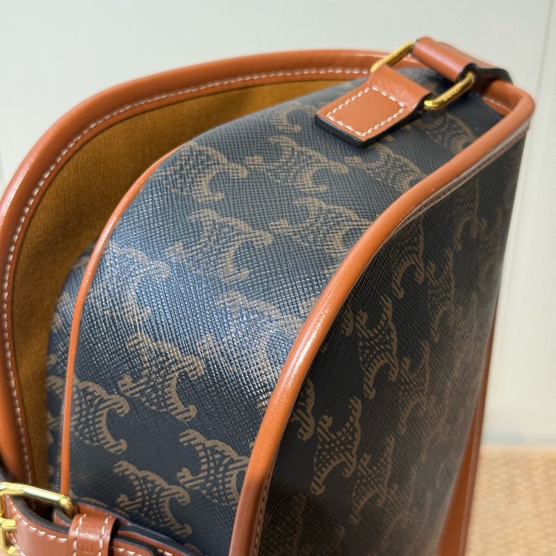Celine 賽琳 Folco 老花凱旋門馬鞍 中號  18.5*8*17cm🧡-6