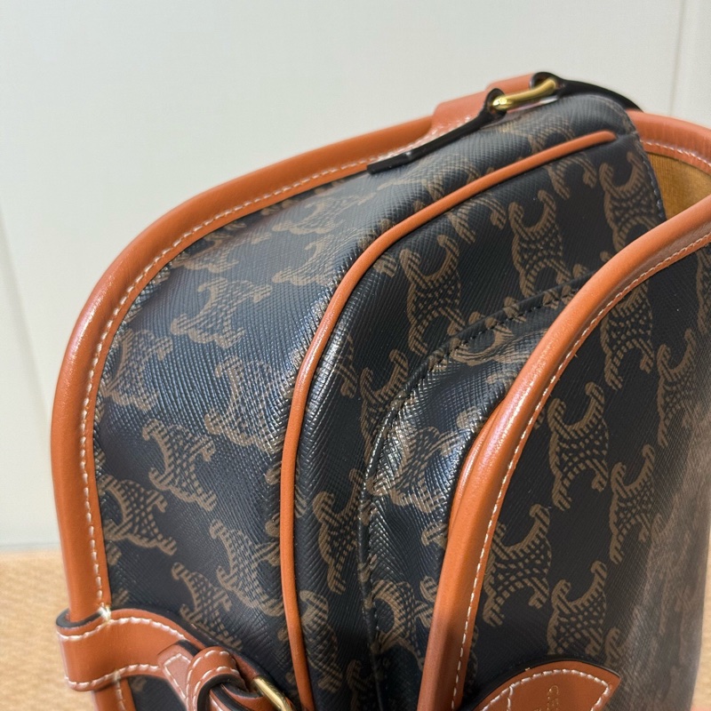 Celine 賽琳 Folco 老花凱旋門馬鞍 中號  18.5*8*17cm🧡-8