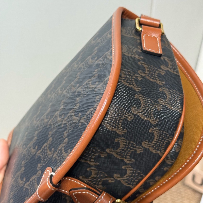 Celine 賽琳 Folco 老花凱旋門馬鞍 中號  18.5*8*17cm🧡-9