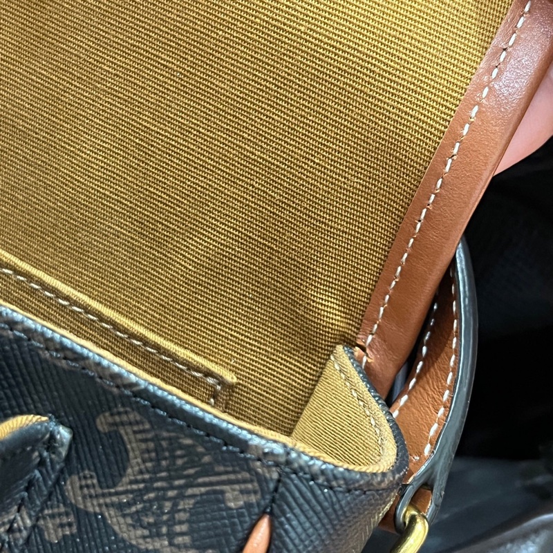 Celine 賽琳 Folco 老花凱旋門馬鞍 中號  18.5*8*17cm🧡-12