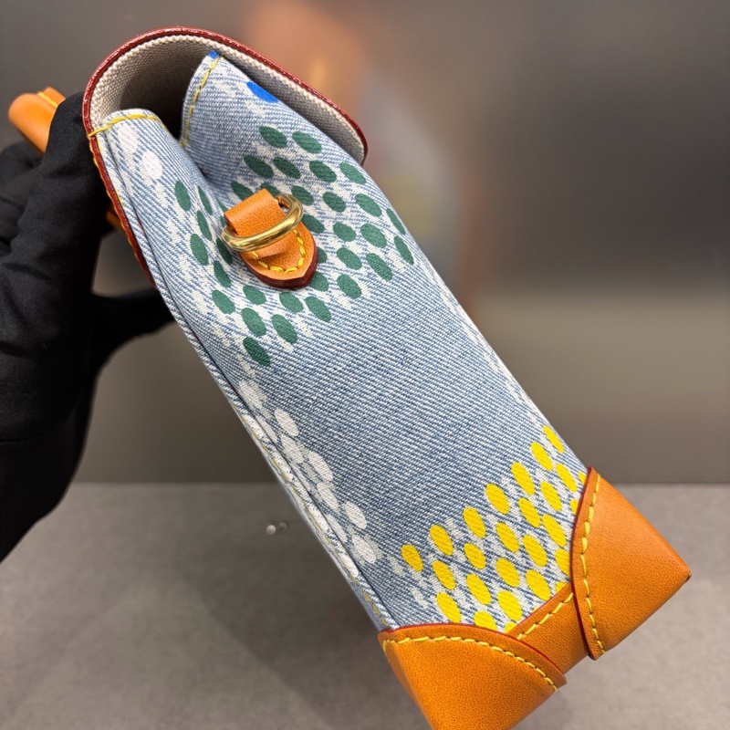 LV路易威登 Nano Steamer 棋盘格牛仔包   闲置99新极品成色，芯片款，正品❤️-2