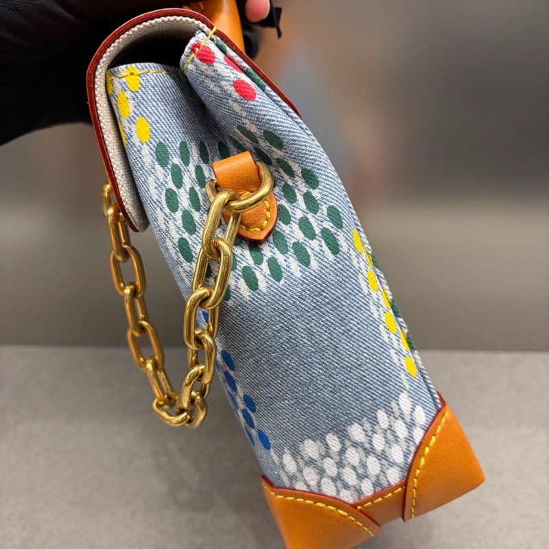 LV路易威登 Nano Steamer 棋盘格牛仔包   闲置99新极品成色，芯片款，正品❤️-3