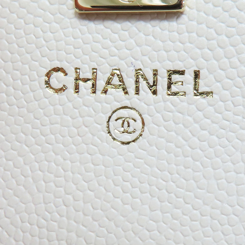 米白色 菱格紋 荔枝紋 牛皮 25C 後背包 金扣【CHANEL 香奈兒】 AP4406-6