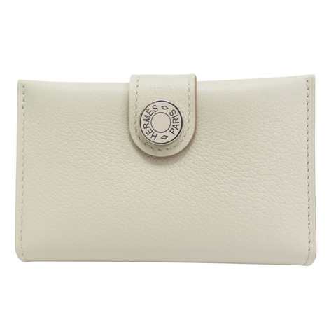 米白色 Evercolor牛皮 R.M.S 名片夾 W刻【HERMES 愛馬仕】 H088006CK