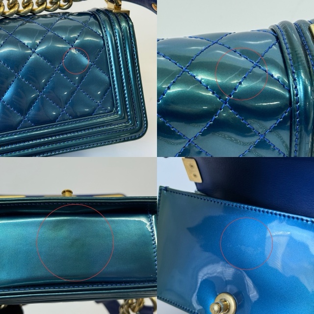BOY PATENT 漆皮 Mini 15CM 鏈帶肩背包 NO.17(附保卡／全球限量100只）A67550-7
