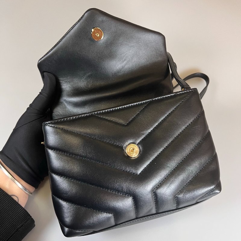 YSL 678401黑金LOULOUTOY 肩背包-6