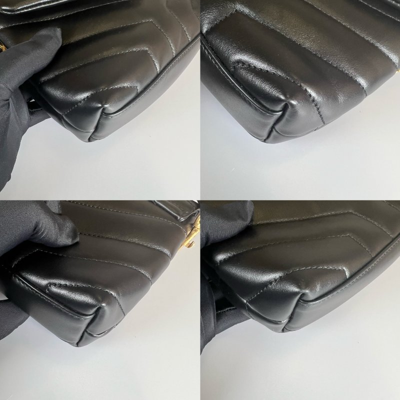YSL 678401黑金LOULOUTOY 肩背包-12