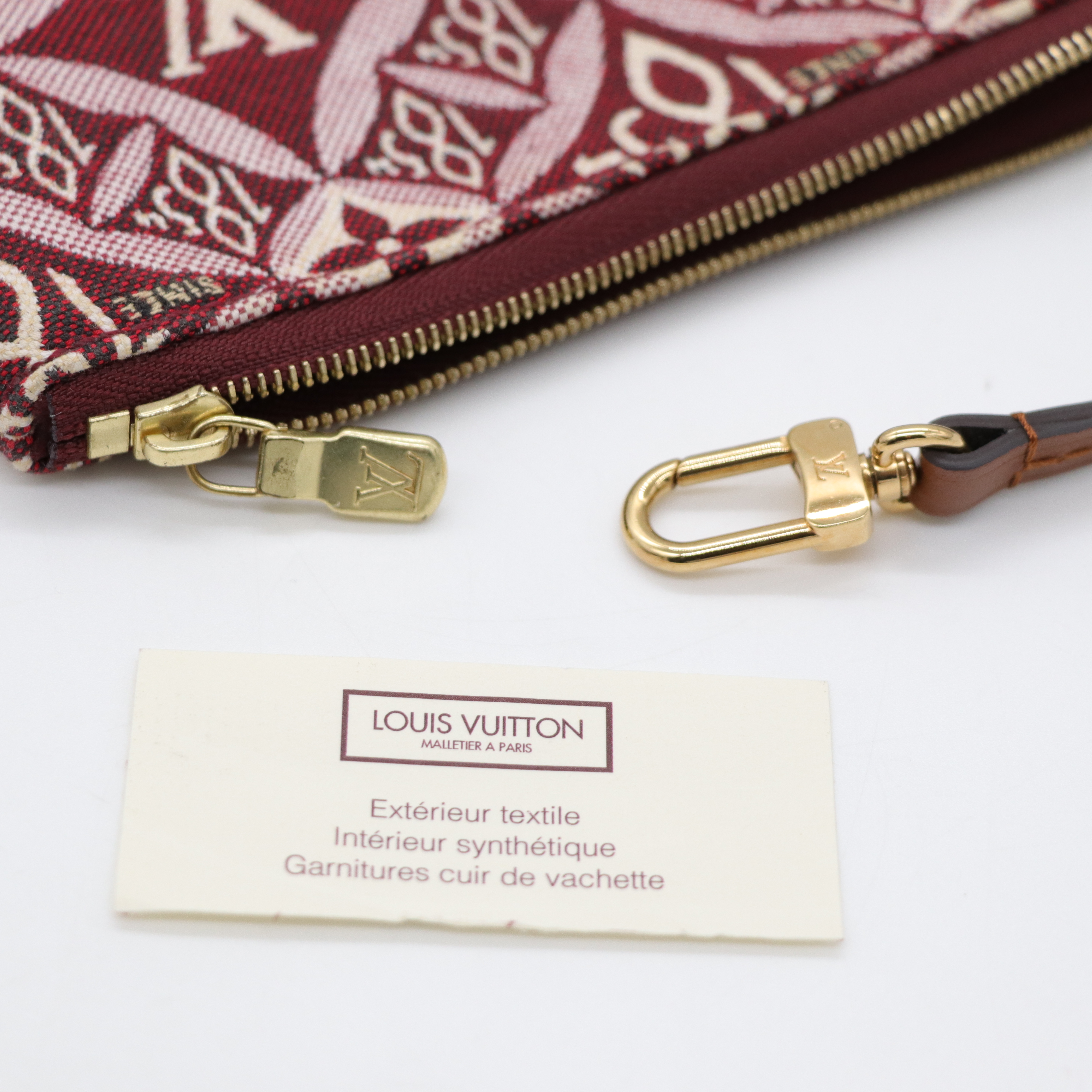 Louis Vuitton 路易威登 Neverfull MM 紅色 織物 單肩包 購物袋-21