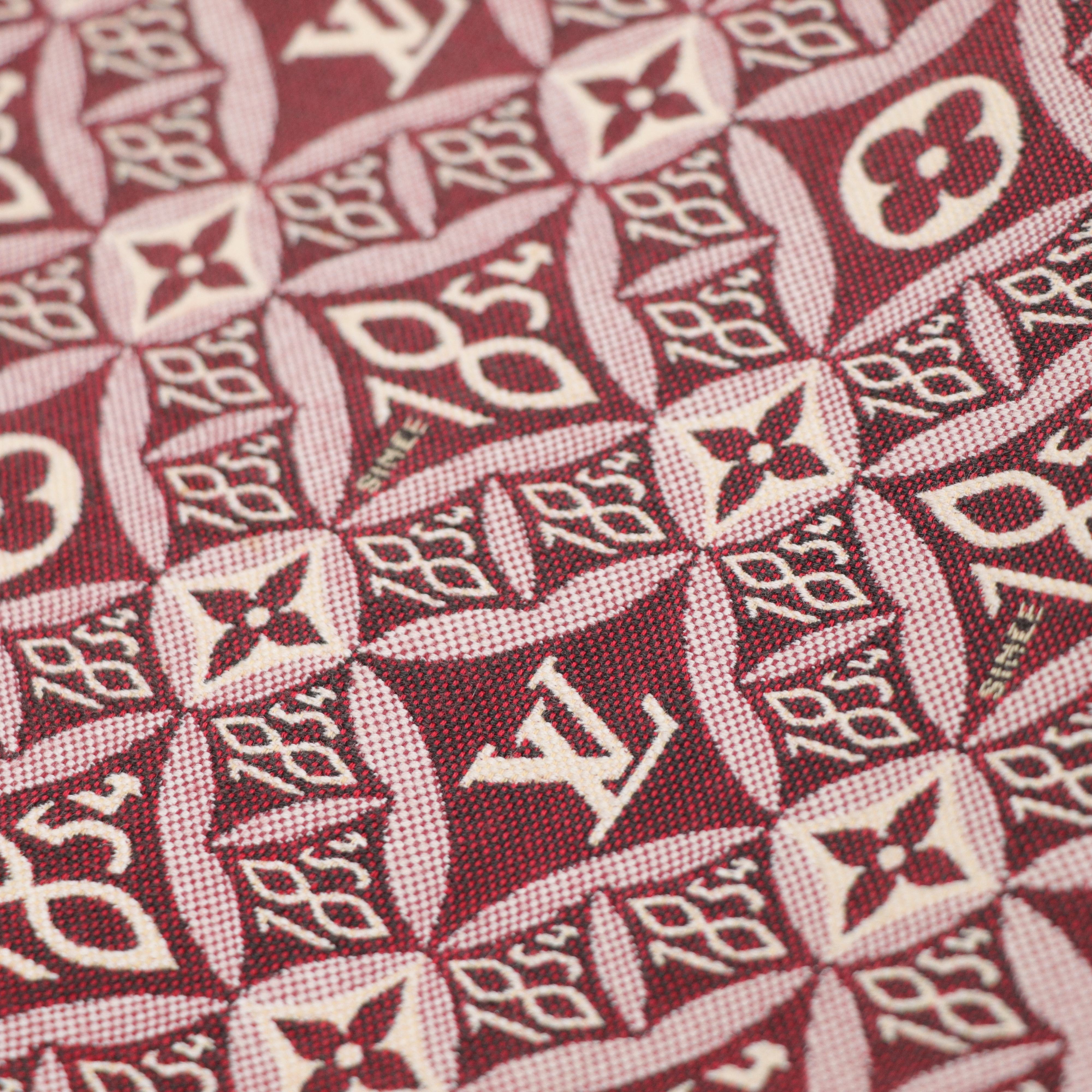 Louis Vuitton 路易威登 Neverfull MM 紅色 織物 單肩包 購物袋-22