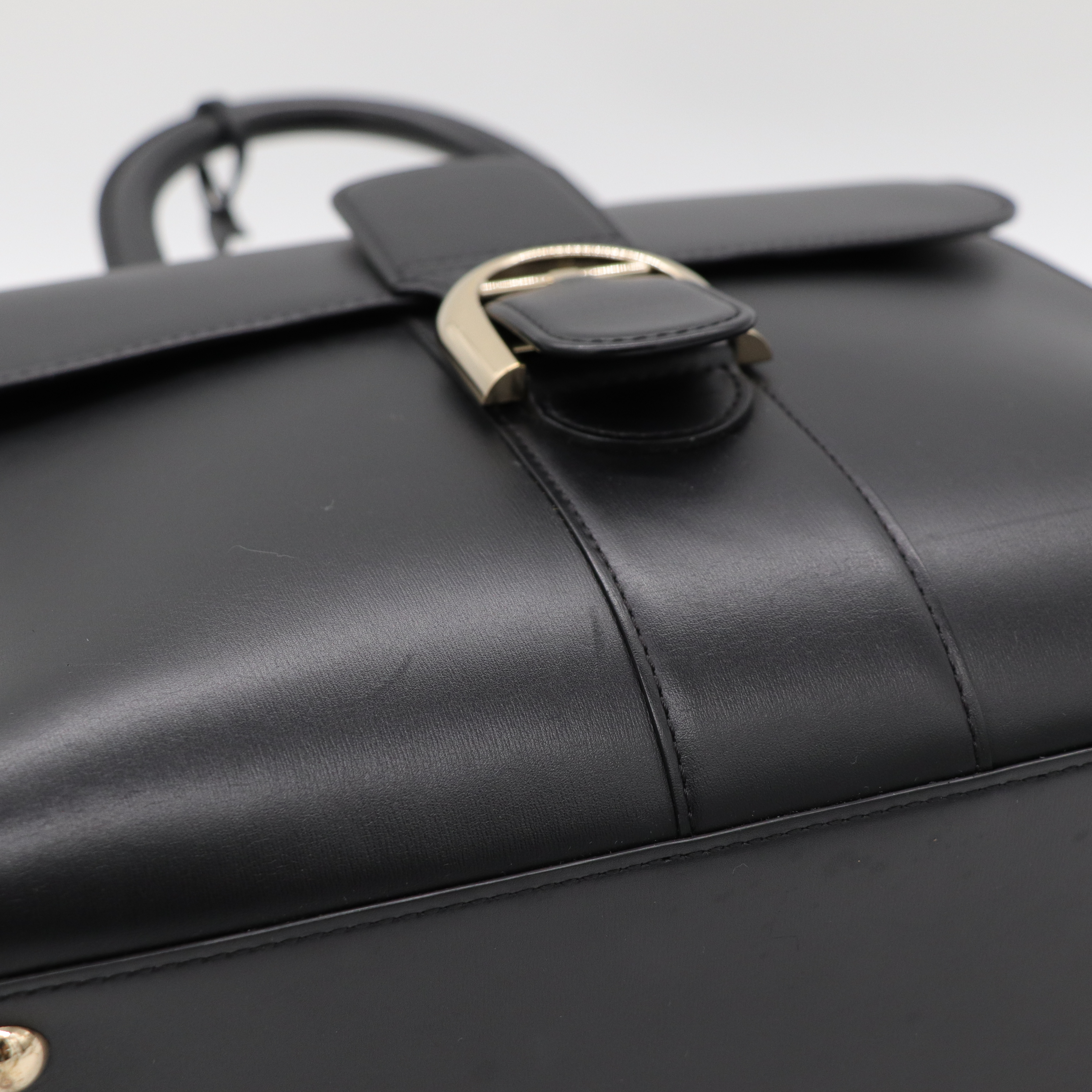 delvaux 黑色小公式包-15