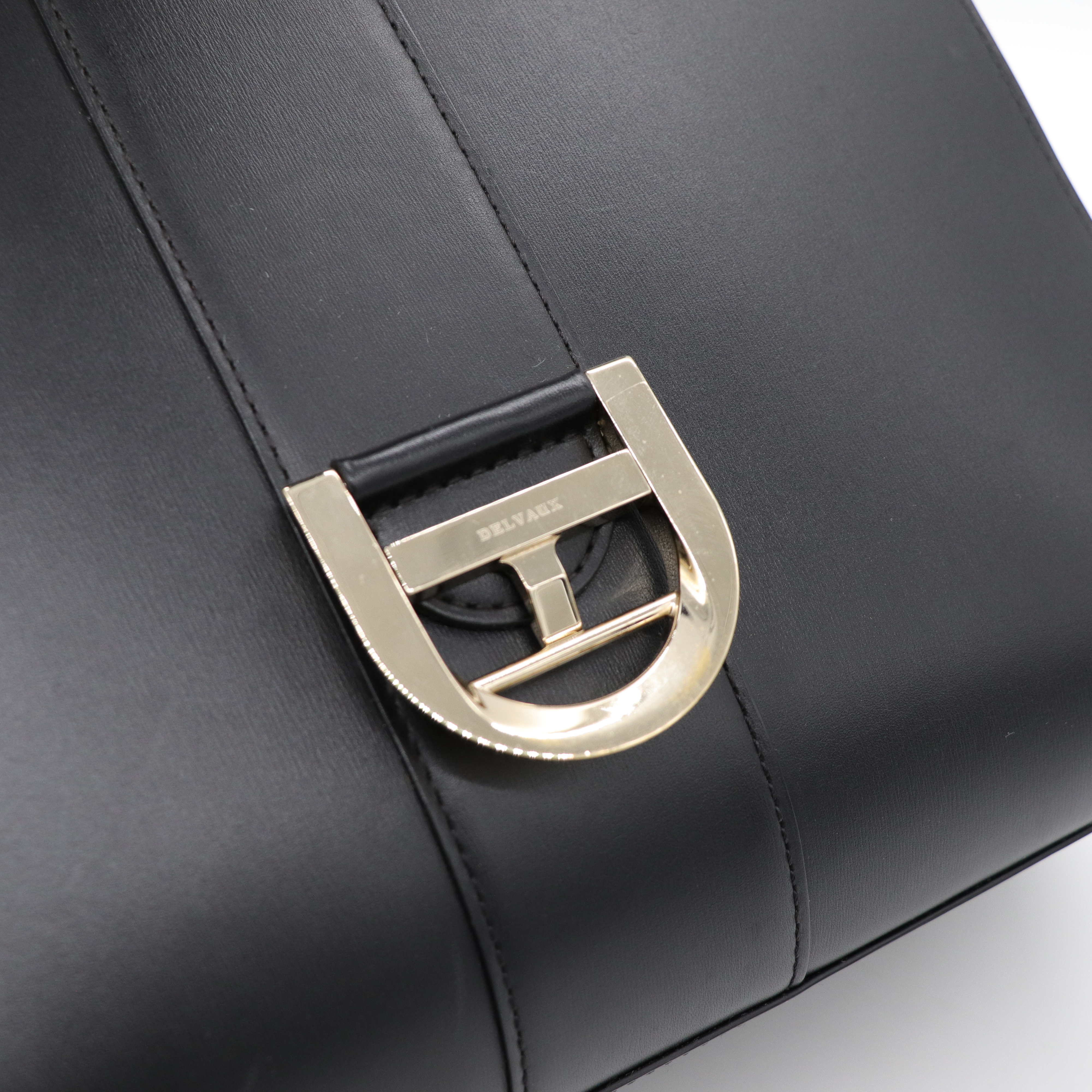 delvaux 黑色小公式包-25