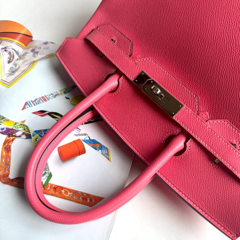 💫仙女的顏色 HERMES 粉色銀釦birkin30-0