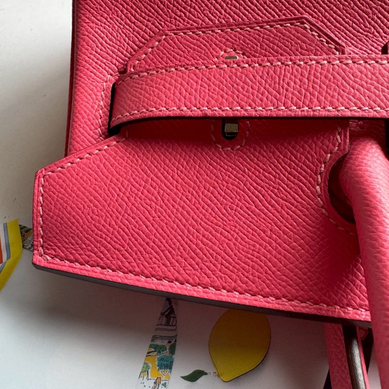 💫仙女的顏色 HERMES 粉色銀釦birkin30-1