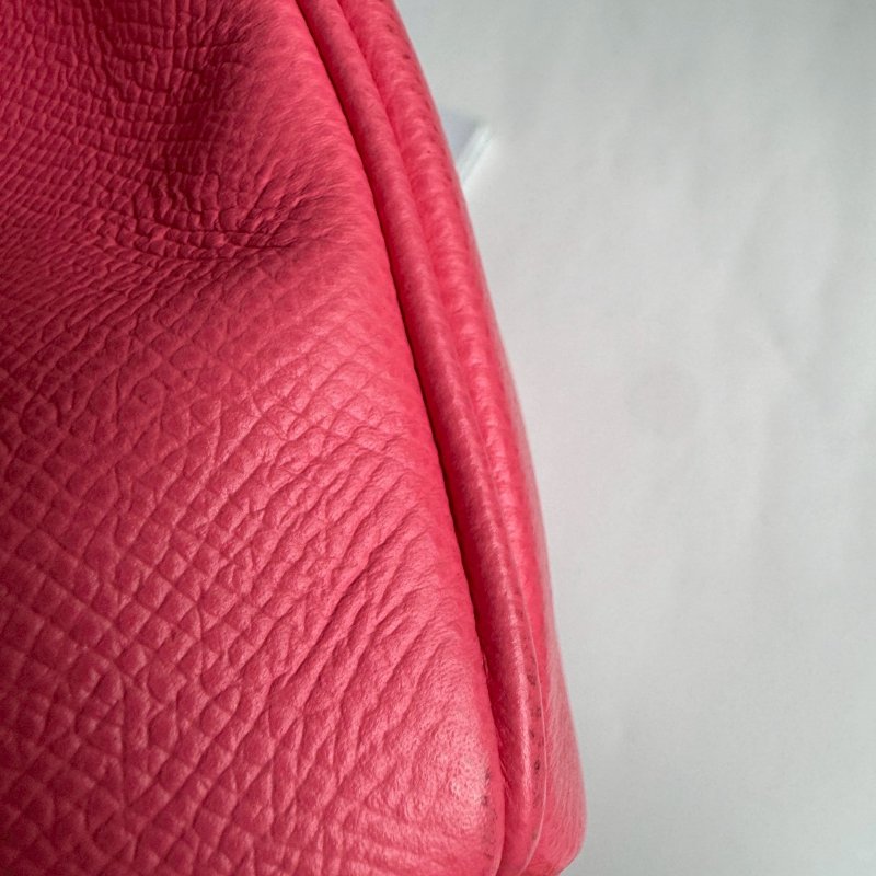 💫仙女的顏色 HERMES 粉色銀釦birkin30-7