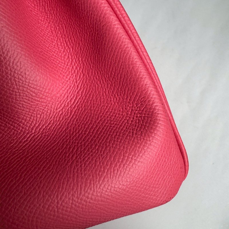 💫仙女的顏色 HERMES 粉色銀釦birkin30-11