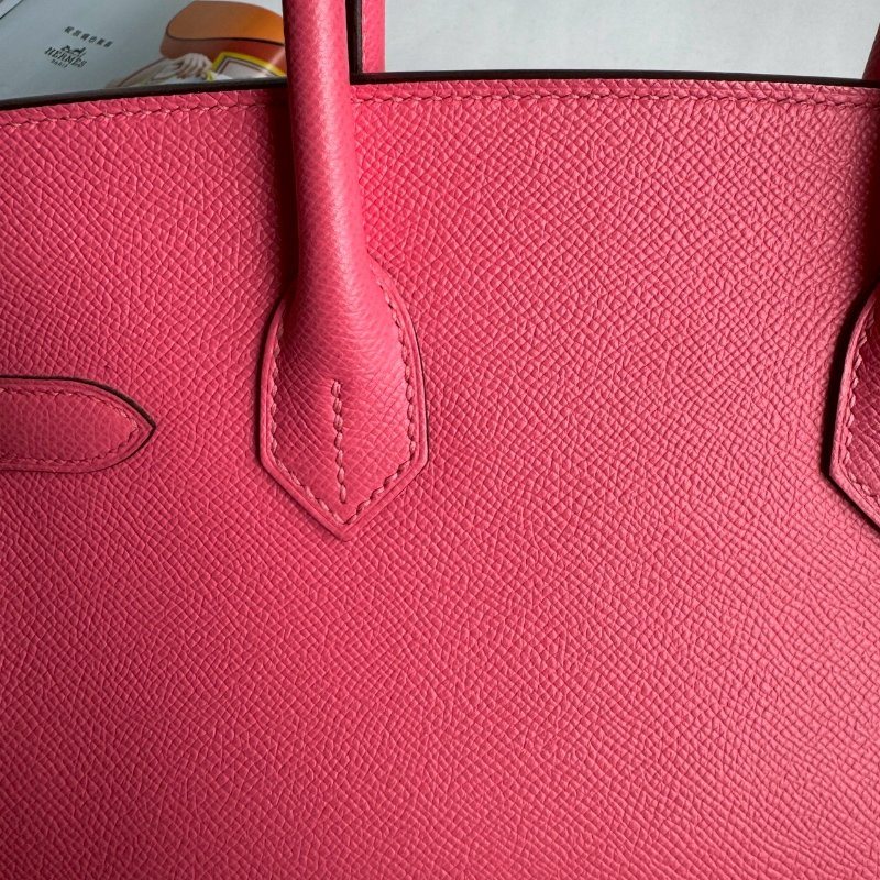 💫仙女的顏色 HERMES 粉色銀釦birkin30-13