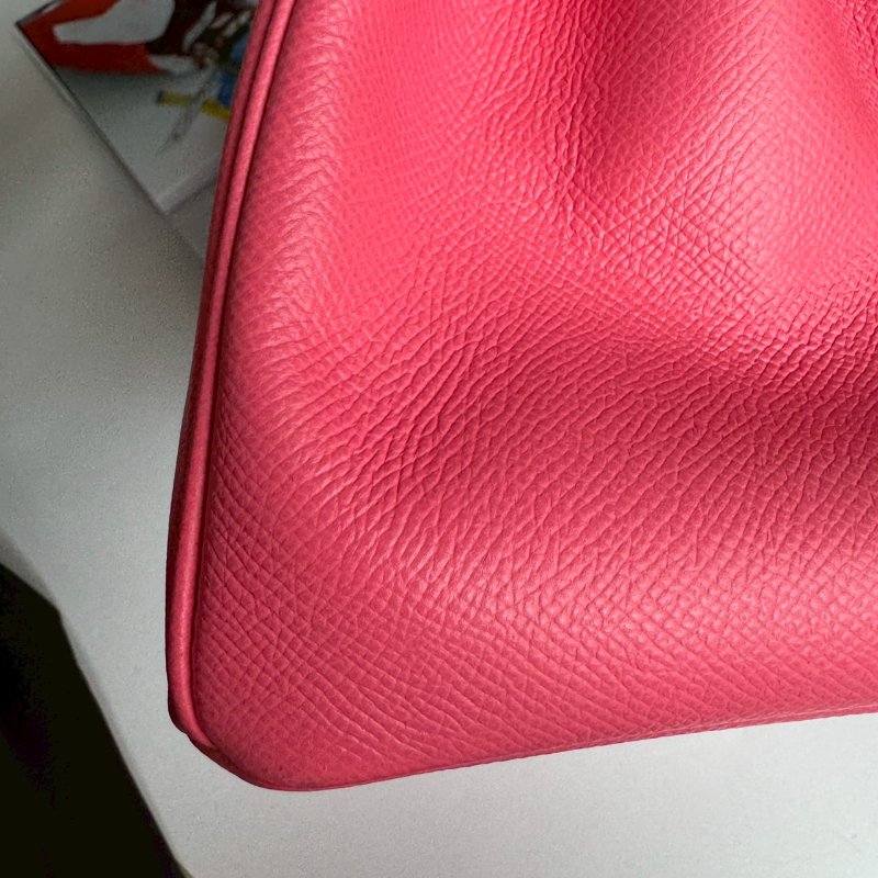 💫仙女的顏色 HERMES 粉色銀釦birkin30-14