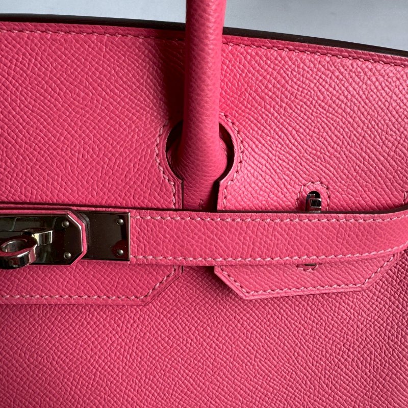 💫仙女的顏色 HERMES 粉色銀釦birkin30-17
