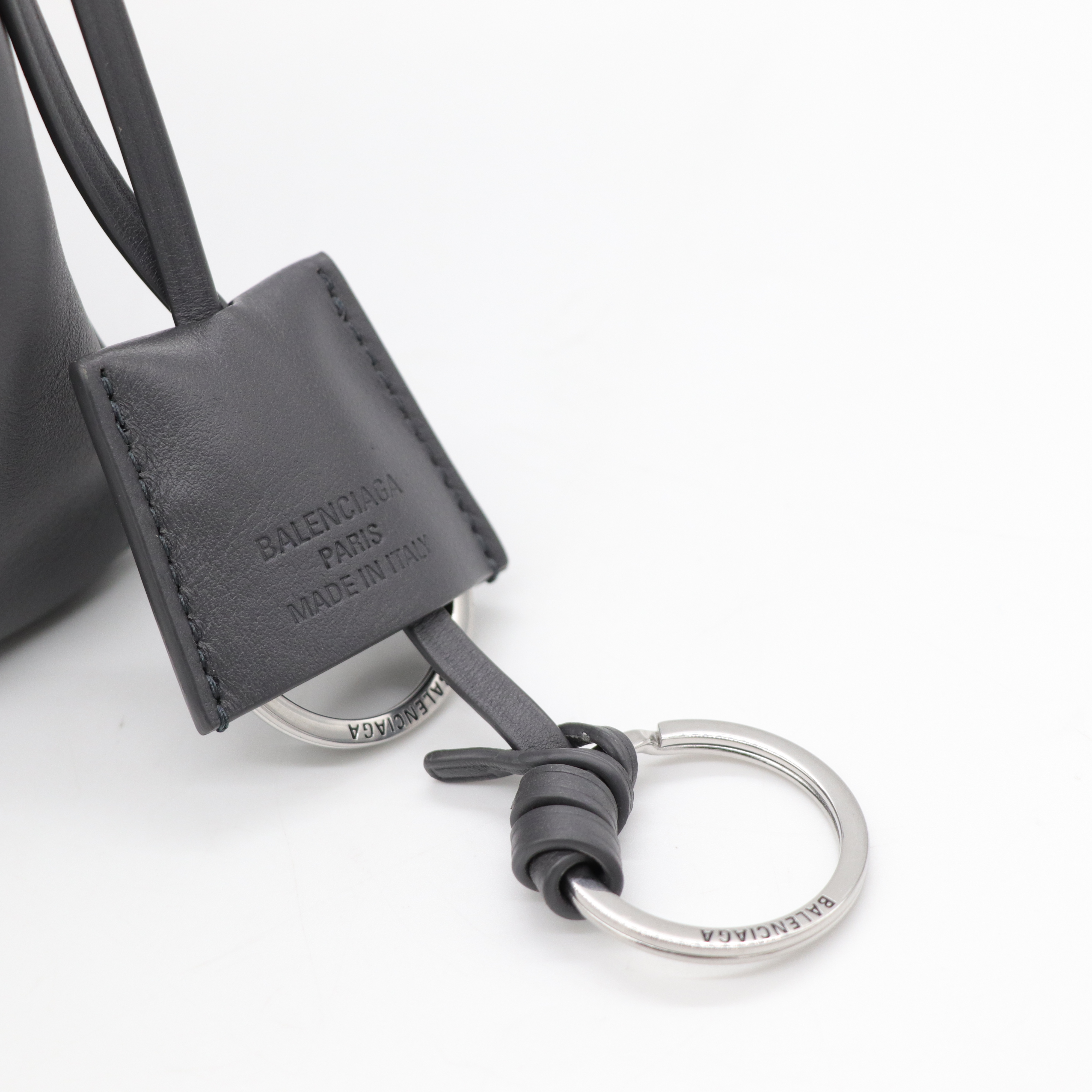 Balenciaga 巴黎世家 Rodeo Mini Handbag In Grey 灰色銀釦 迷你 小牛皮 手提 肩背包-8