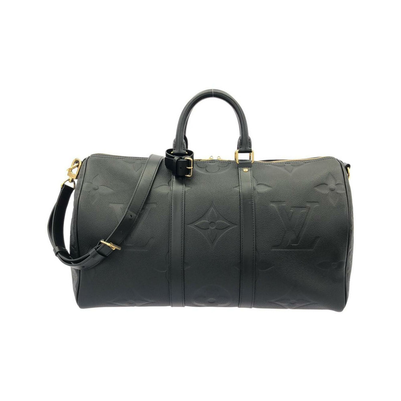 路易威登 Monogram Empreinte Keepall Bandoulière 45 公分 M45532 波士頓包-0