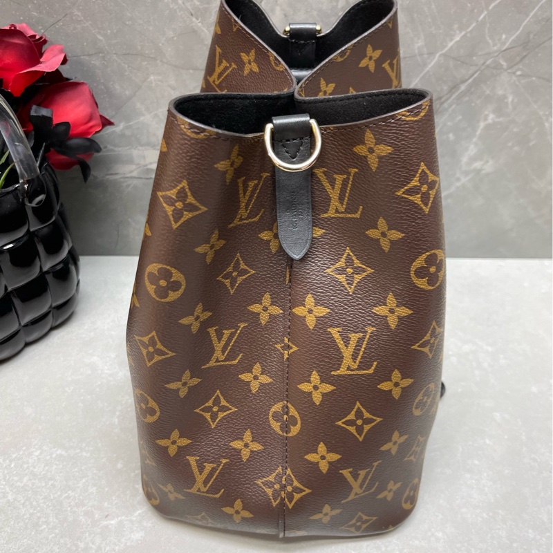 LV /路易威登   老花黑水桶  98新-3