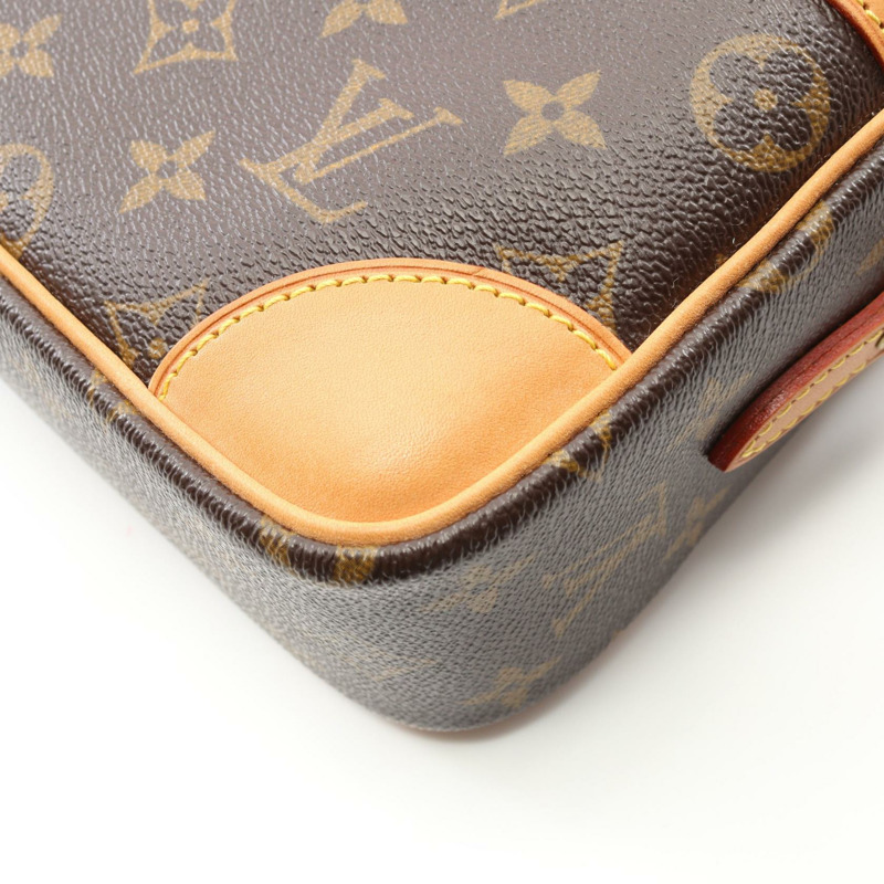 棕色 原花帆布 Trocadero 27 肩背包【LOUIS VUITTON LV 路易威登】 M51274-5