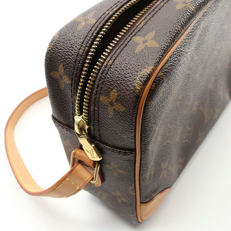 棕色 原花帆布 Trocadero 27 肩背包【LOUIS VUITTON LV 路易威登】 M51274-8