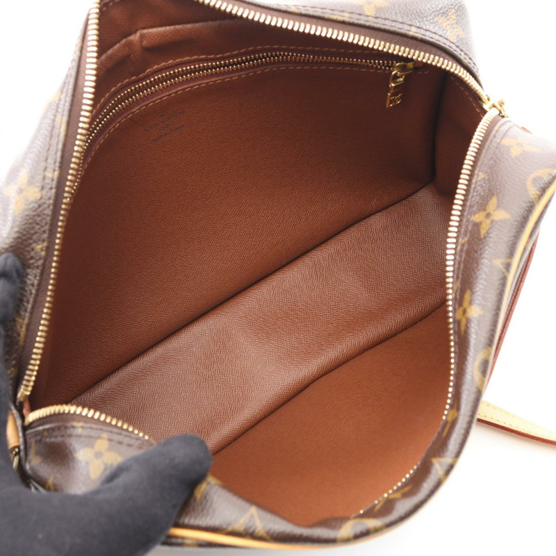 棕色 原花 帆布 Trocadero 30 肩背包【LOUIS VUITTON LV 路易威登】 M51272-2