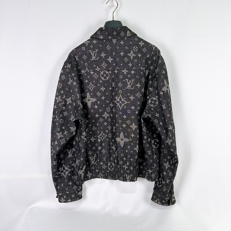 莉亞精品♡LV 滿天星牛仔外套 尺碼50 二手美品-1