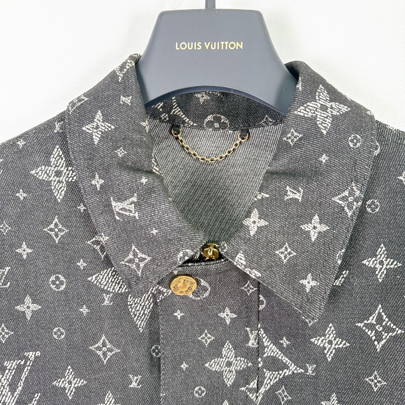 莉亞精品♡LV 滿天星牛仔外套 尺碼50 二手美品-2