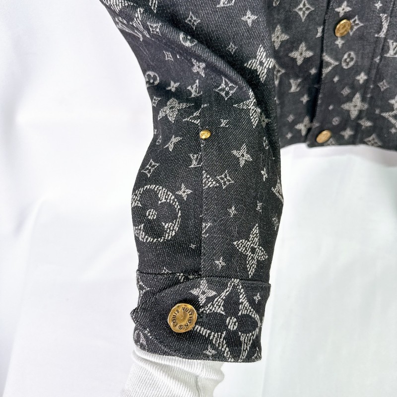 莉亞精品♡LV 滿天星牛仔外套 尺碼50 二手美品-7