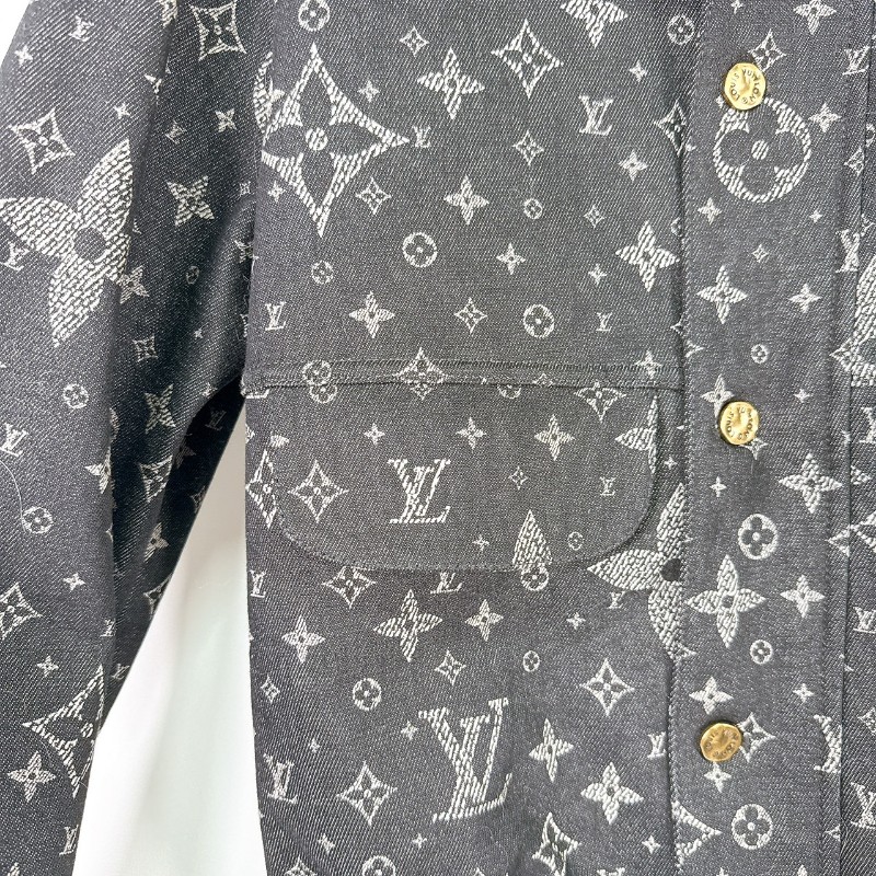 莉亞精品♡LV 滿天星牛仔外套 尺碼50 二手美品-10