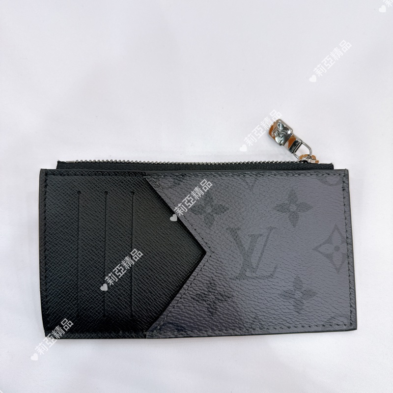 莉亞精品♡ LV M69533 黑老花卡包 二手-1