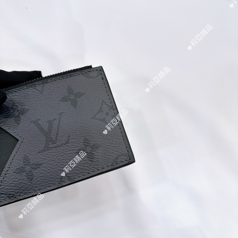 莉亞精品♡ LV M69533 黑老花卡包 二手-7