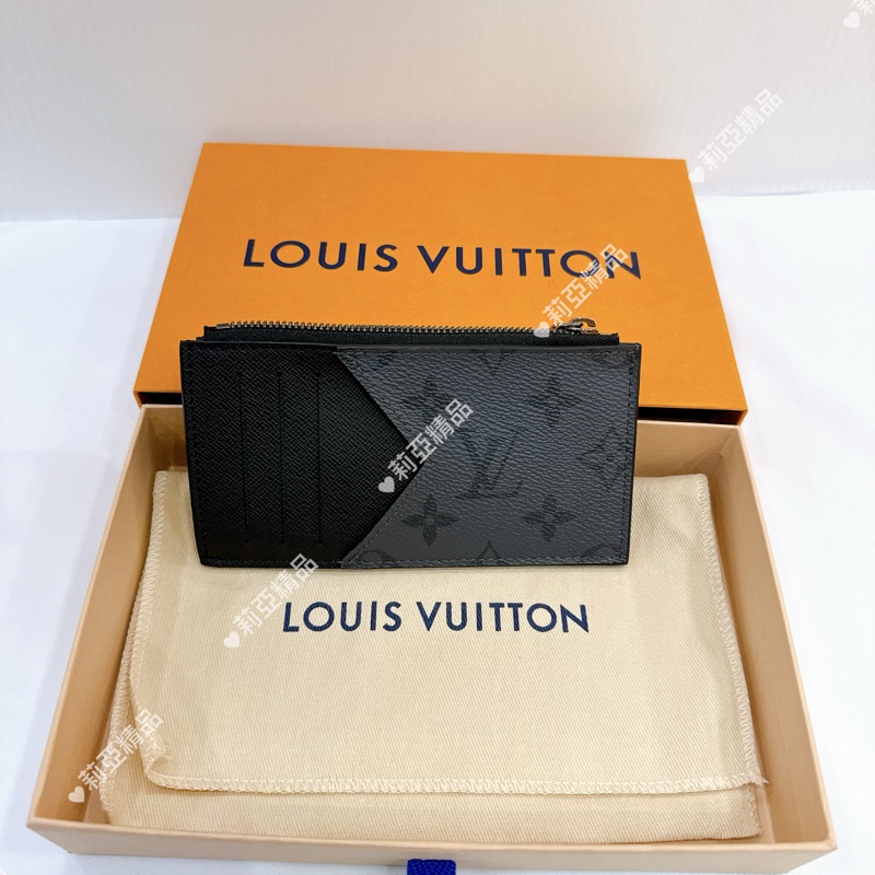 莉亞精品♡ LV M69533 黑老花卡包 二手-13