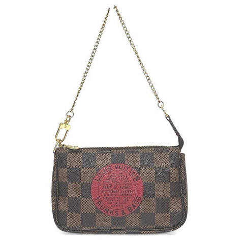 路易威登迷你 Pochette Accessoires 單肩包，Damier，N58011